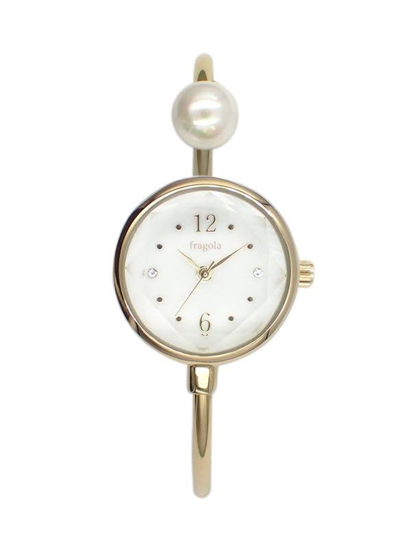 [フォロー] 腕時計 fragola(フラゴラ) ツイストバングルウォッチ N02721A-3 GD レディース ゴールド